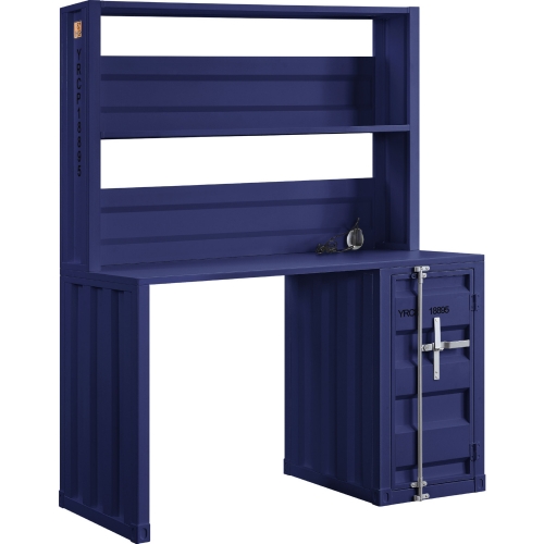 Cargo Desk & Hutch in Blue