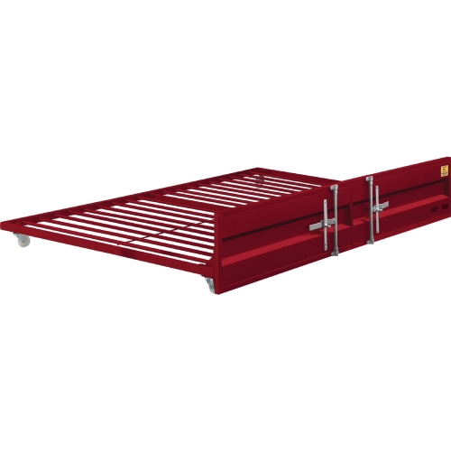 Cargo Twin Trundle in Red Metal