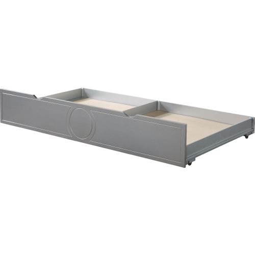 Powell Twin Trundle in Silver Finish