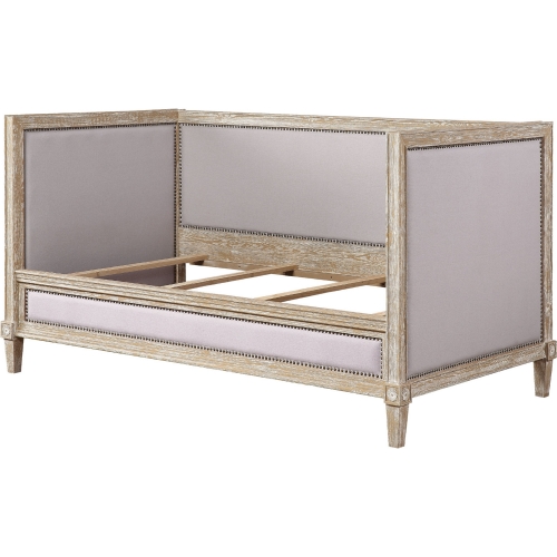 Charlton Twin Daybed in Weathered Oak & Linen