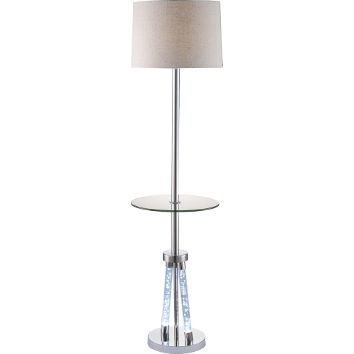 Cici Floor Lamp in Chrome & Acrylic