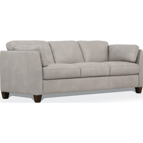 Matias Sofa in Dusty White Leather