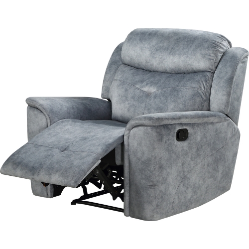 Mariana Recliner in Silver Gray Fabric