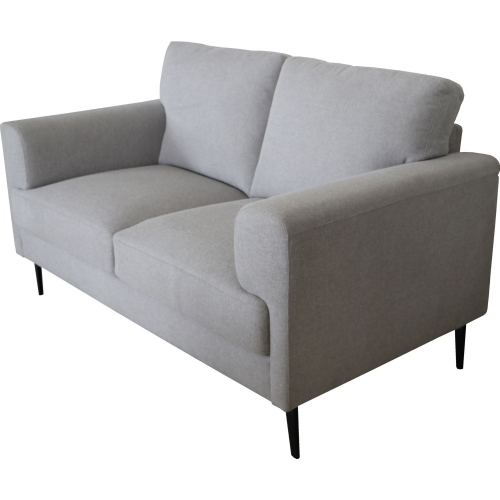 Kyrene Loveseat in Light Gray Linen