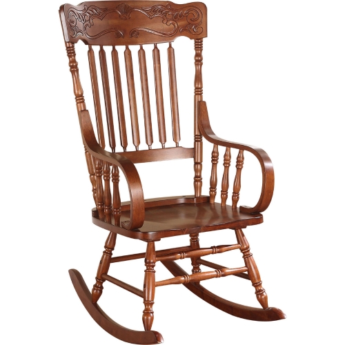 Kloris Rocking Chair in Tobacco Wood