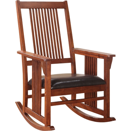 Kloris Rocking Chair in Tobacco Wood