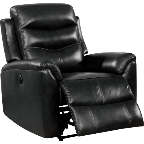 Ava Power Motion Recliner in Black Top Grain Leather