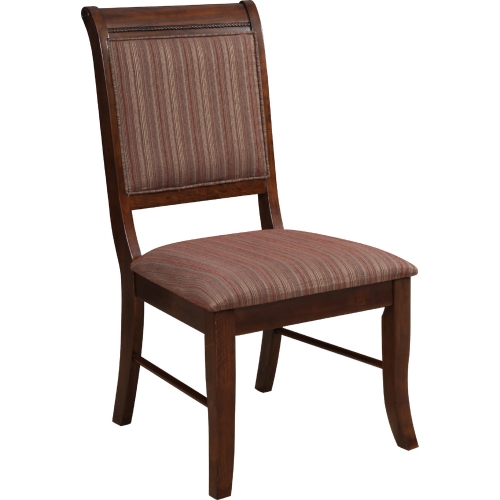 Mahavira Dining Chair in Fabric & Espresso (Set of 2)