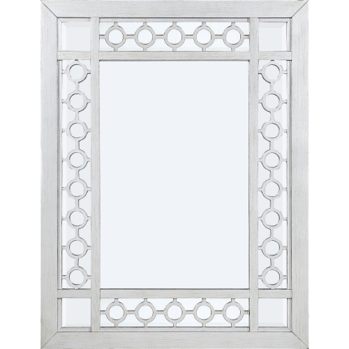 Varian Mirror in Antique Platinum