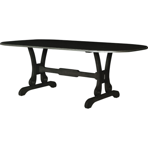 House Beatrice 86" Dining Table in Charcoal Gray Wood