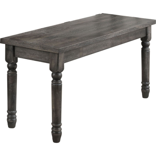 Wallace Bench in Weathered Gray