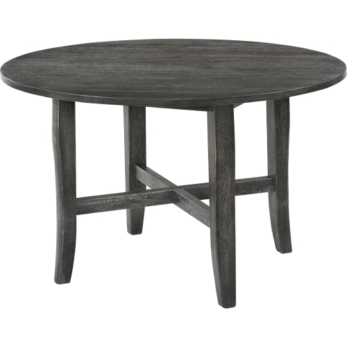 Kendric 47" Round Dining Table in Rustic Gray