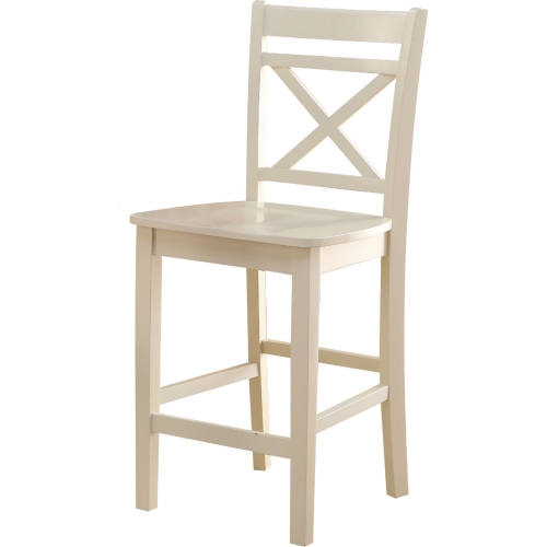 Tartys Counter Dining Chair in Cream (Set of 2)