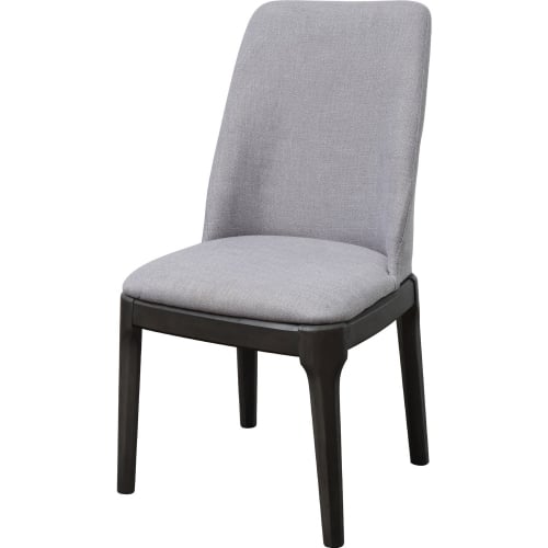 Madan Dining Chair in Light Gray Linen & Gray Oak (Set of 2)