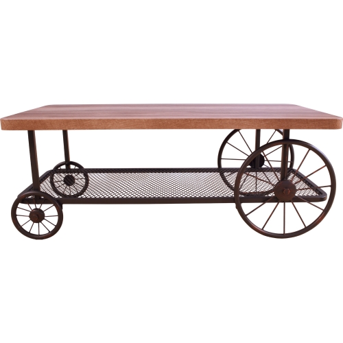 Francie Coffee Table in Oak & Antique Gray