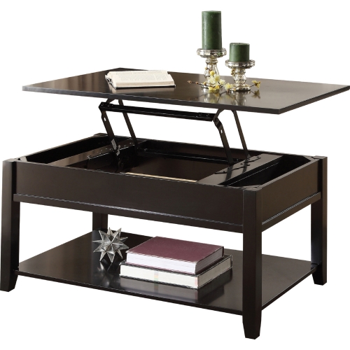 Malachi Coffee Table w/ Lift Top in Black