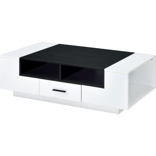 Armour Coffee Table in White & Black