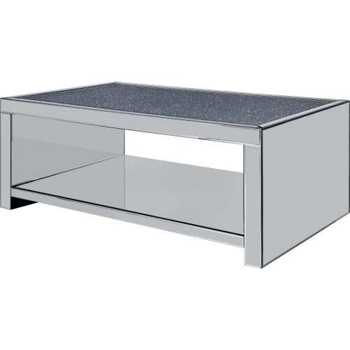 Malish Coffee Table in Mirrored Finish