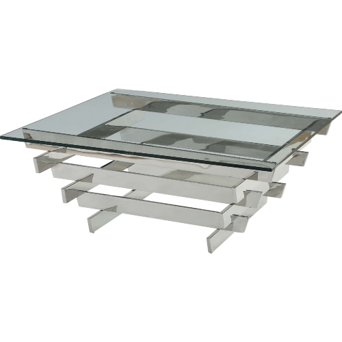 Salonius Coffee Table in Stainless Steel & Glass