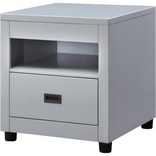 Eleanor End Table in Dove Gray Finish