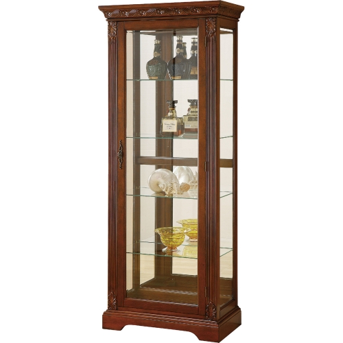 Addy Curio Cabinet in Cherry