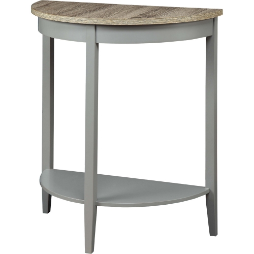 Justino Console Table in Gray Oak & Gray