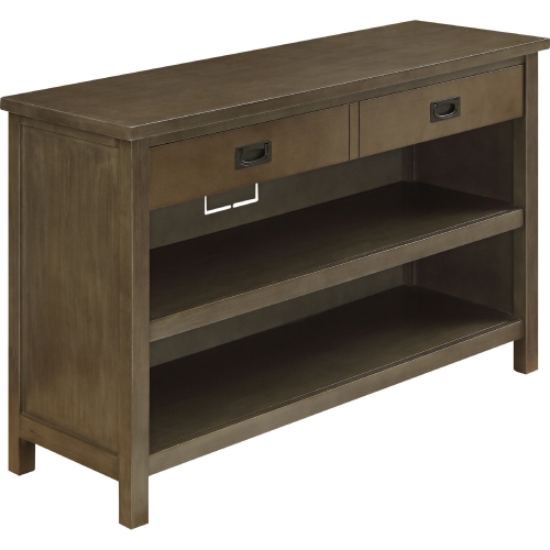 Asteris Console Table in Gray Oak Finish