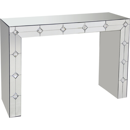 Hessa Console Table in Mirrored Finish