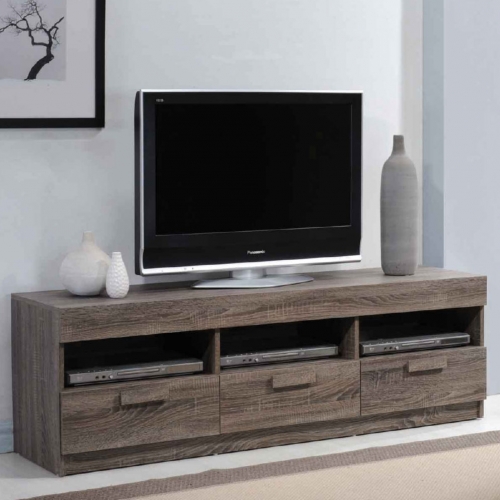 Alvin 59" TV Stand in Rustic Oak