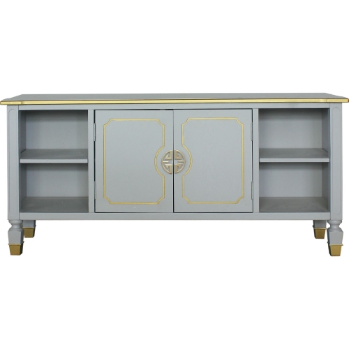 House Marchese 68" TV Stand, Pearl Gray Finish