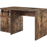 Bellarose Writing Desk in Rustic Oak Finish