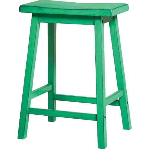 Gaucho Counter Stool in Antique Green (Set of 2)