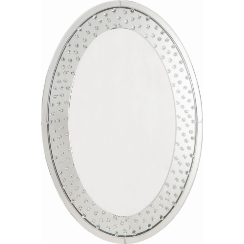 Nysa Accent Mirror w/ Faux Crystals