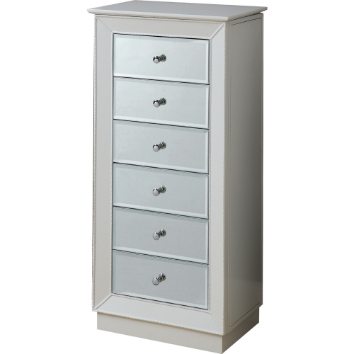 Talor Jewelry Armoire in White