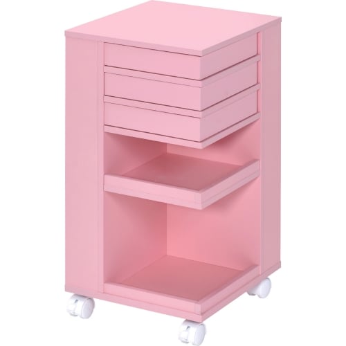 Nariah Storage Cabinet in Pink