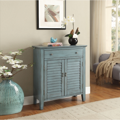 Winchell Console Table in Antique Blue