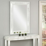 Nerissa Accent Mirror in Mirrored Finish