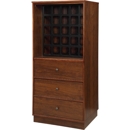 Wiesta Wine Cabinet in Walnut Finish Wood