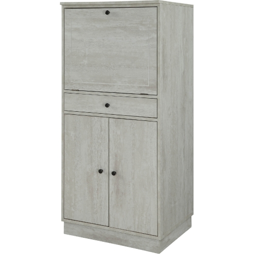 Wiesta Wine Cabinet in Antique White Finish Wood