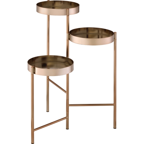 Namid Plant Stand in Gold Metal