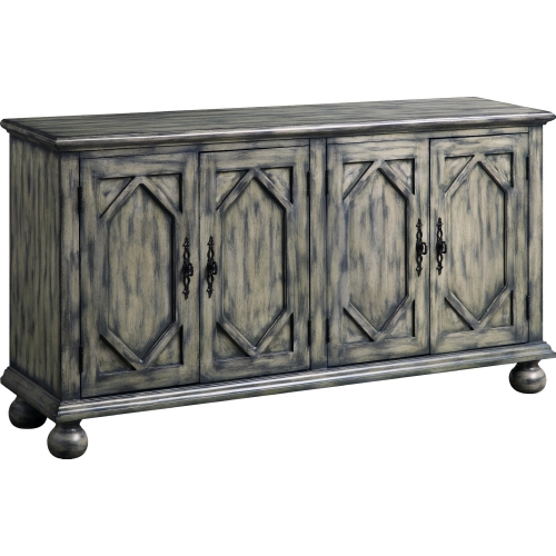 Pavan Accent Cabinet in Rustic Gray Finish