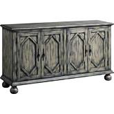 Pavan Accent Cabinet in Rustic Gray Finish