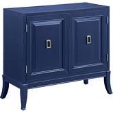 Clem Accent Cabinet in Blue Finish