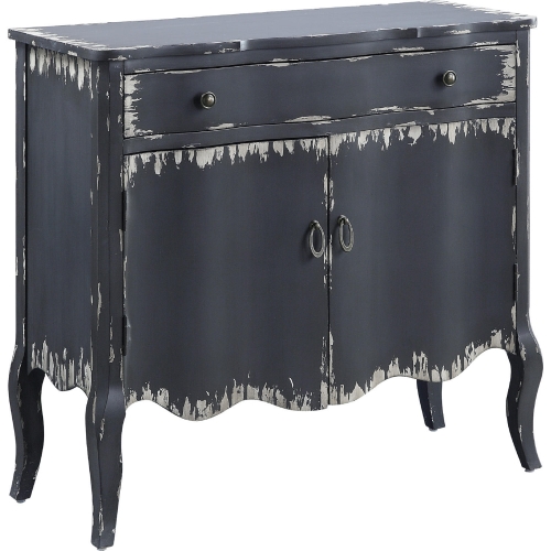 Deianira Accent Cabinet in Antique Gray Finish