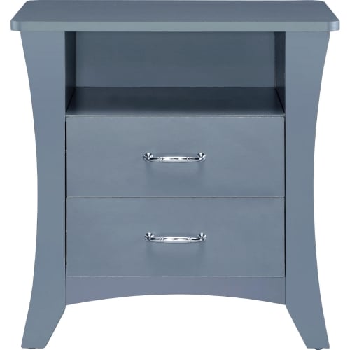 Colt Nightstand in Gray Finish