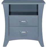 Colt Nightstand in Gray Finish