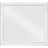 Katia Mirror in Rustic Gray & White Finish