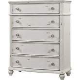 Jaqueline Chest in Antique White Finish