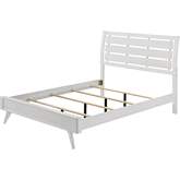 Cerys King Bed in White Finish