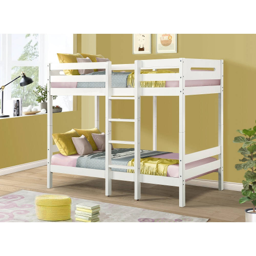 Esin Twin over Twin Bunk Bed in White